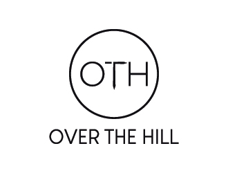 Over the Hill (OTH) logo design by Fear