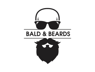 Bald & Beards logo design by rokenrol