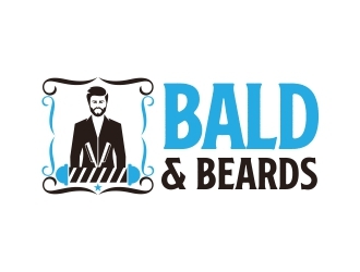 Bald & Beards logo design by adwebicon