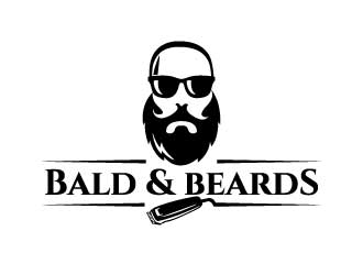 Bald & Beards logo design by MonkDesign