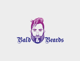 Bald & Beards logo design by czars