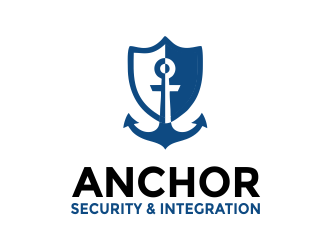 Anchor Security & Integration  logo design by Girly
