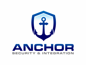 Anchor Security & Integration  logo design by hidro