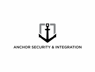 Anchor Security & Integration  logo design by hopee