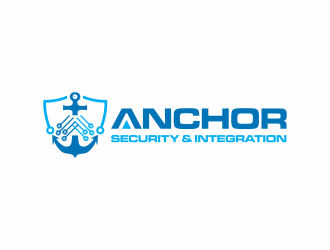 Anchor Security & Integration  logo design by ammad