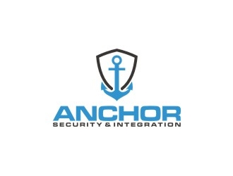 Anchor Security & Integration  logo design by agil