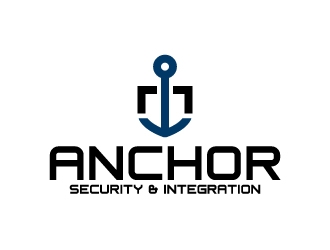 Anchor Security & Integration  logo design by Krafty