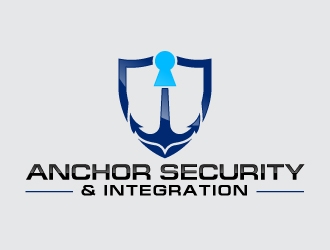 Anchor Security & Integration  logo design by uttam