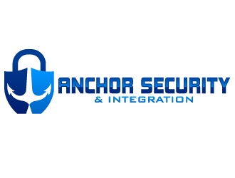 Anchor Security & Integration  logo design by uttam
