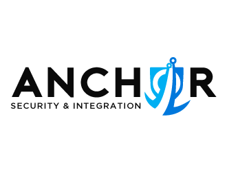 Anchor Security & Integration  logo design by MonkDesign