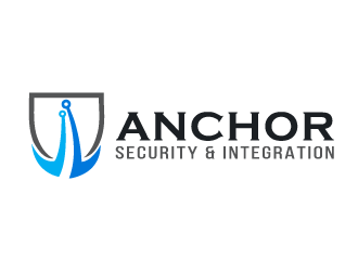 Anchor Security & Integration  logo design by MonkDesign