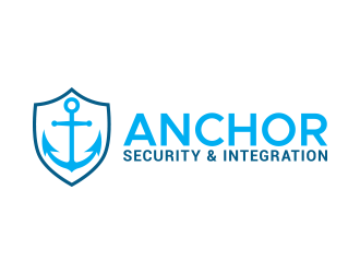 Anchor Security & Integration  logo design by lexipej