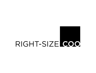 Right-Size COO logo design by p0peye
