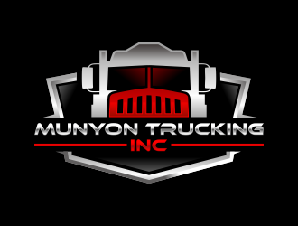 Munyon Trucking Inc. logo design by hidro