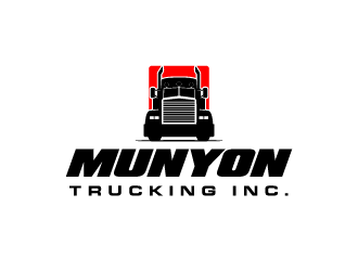 Munyon Trucking Inc. logo design by PRN123
