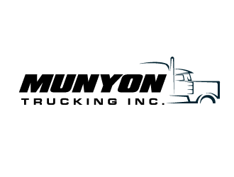 Munyon Trucking Inc. logo design by PRN123
