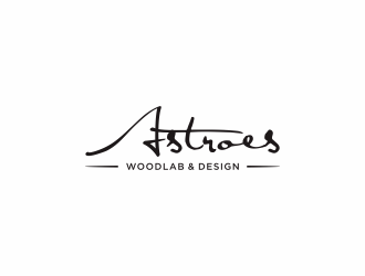 Astroes WoodLab & Design logo design by Franky.