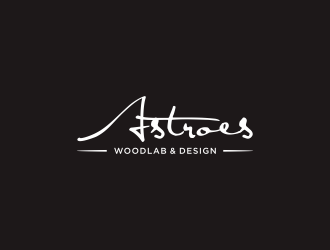 Astroes WoodLab & Design logo design by Franky.