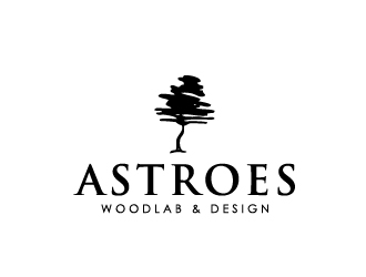 Astroes WoodLab & Design logo design by Marianne