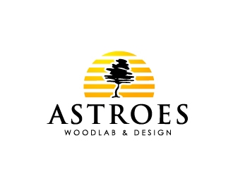 Astroes WoodLab & Design logo design by Marianne