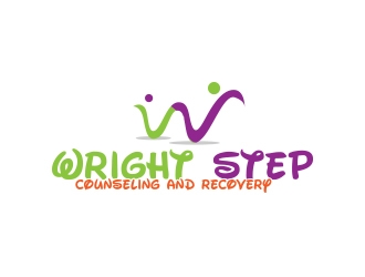 Wright Step Counseling and Recovery logo design by zubi