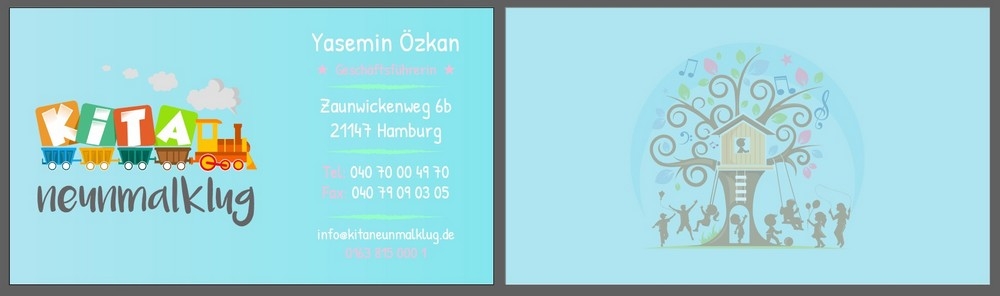 KITA neunmalklug logo design by ksantirg