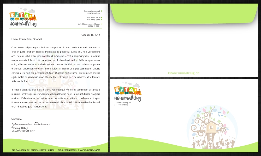 KITA neunmalklug logo design by LogOExperT