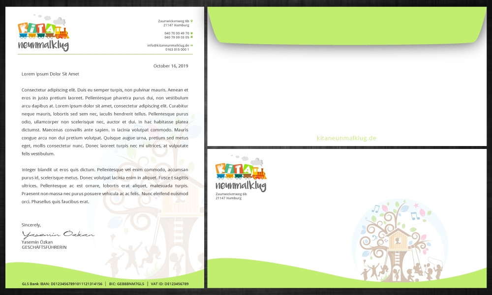 KITA neunmalklug logo design by LogOExperT