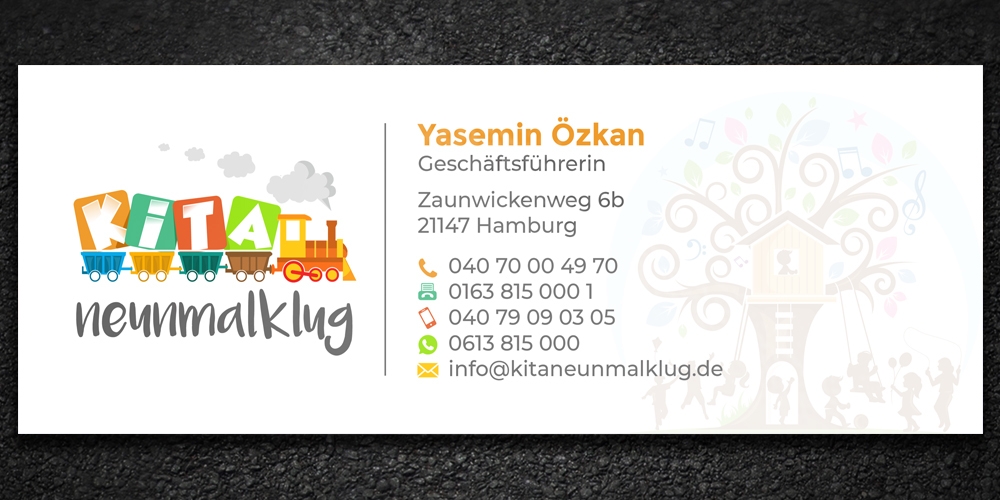 KITA neunmalklug logo design by Boomstudioz