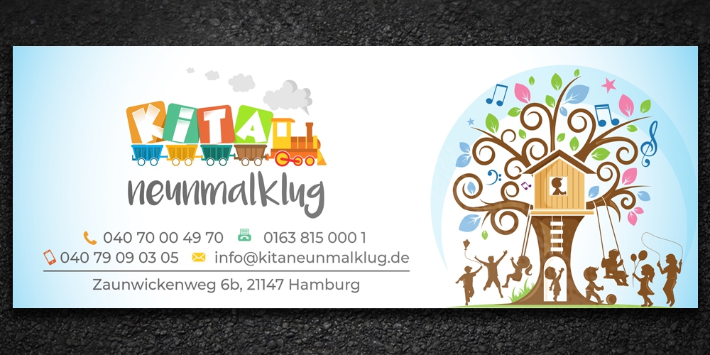 KITA neunmalklug logo design by Boomstudioz