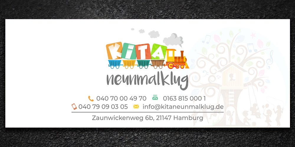 KITA neunmalklug logo design by Boomstudioz