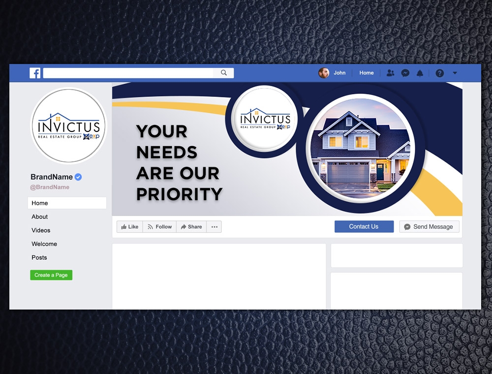 Invictus Real Estate Group logo design by fritsB