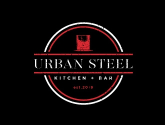 Urban Steel Kitchen   Bar logo design by Erasedink