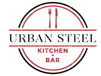 Urban Steel Kitchen   Bar logo design by Erasedink