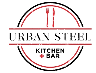 Urban Steel Kitchen   Bar logo design by Erasedink