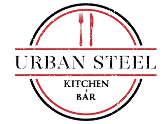 Urban Steel Kitchen   Bar logo design by Erasedink