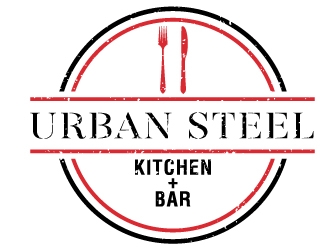 Urban Steel Kitchen   Bar logo design by Erasedink