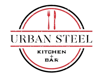 Urban Steel Kitchen   Bar logo design by Erasedink