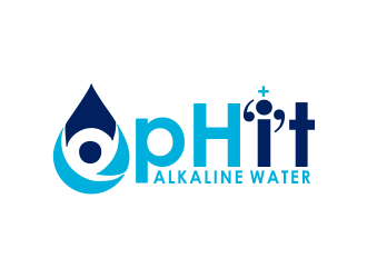pH-it Alkaline Water logo design by Gwerth