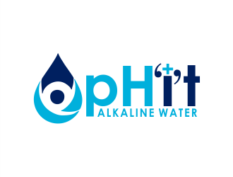 pH-it Alkaline Water logo design by Gwerth