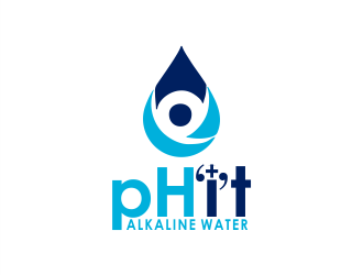 pH-it Alkaline Water logo design by Gwerth