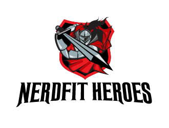 NerdFit Heroes logo design by PRN123