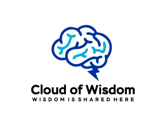 Cloud of Wisdom logo design by Gwerth