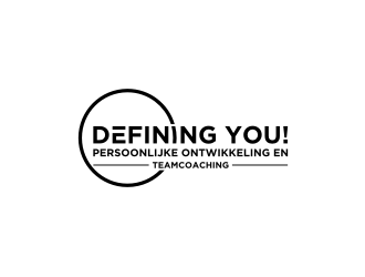 Defining You! Persoonlijke ontwikkeling en teamcoaching logo design by sodimejo