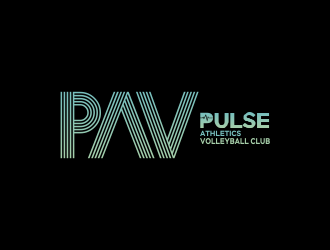 Pulse Athletics Volleyball Club logo design by Gwerth