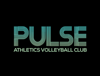 Pulse Athletics Volleyball Club logo design by kunejo