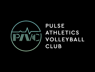 Pulse Athletics Volleyball Club logo design by akilis13