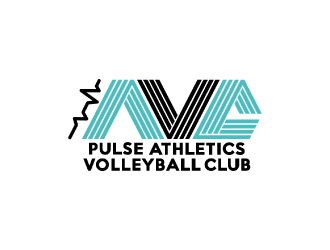 Pulse Athletics Volleyball Club logo design by nona