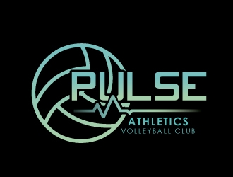 Pulse Athletics Volleyball Club logo design by REDCROW