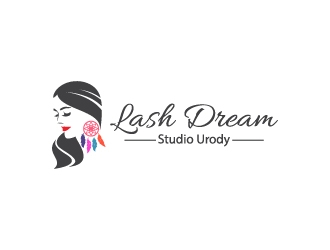 Lash Dream Studio Urody logo design by sakarep